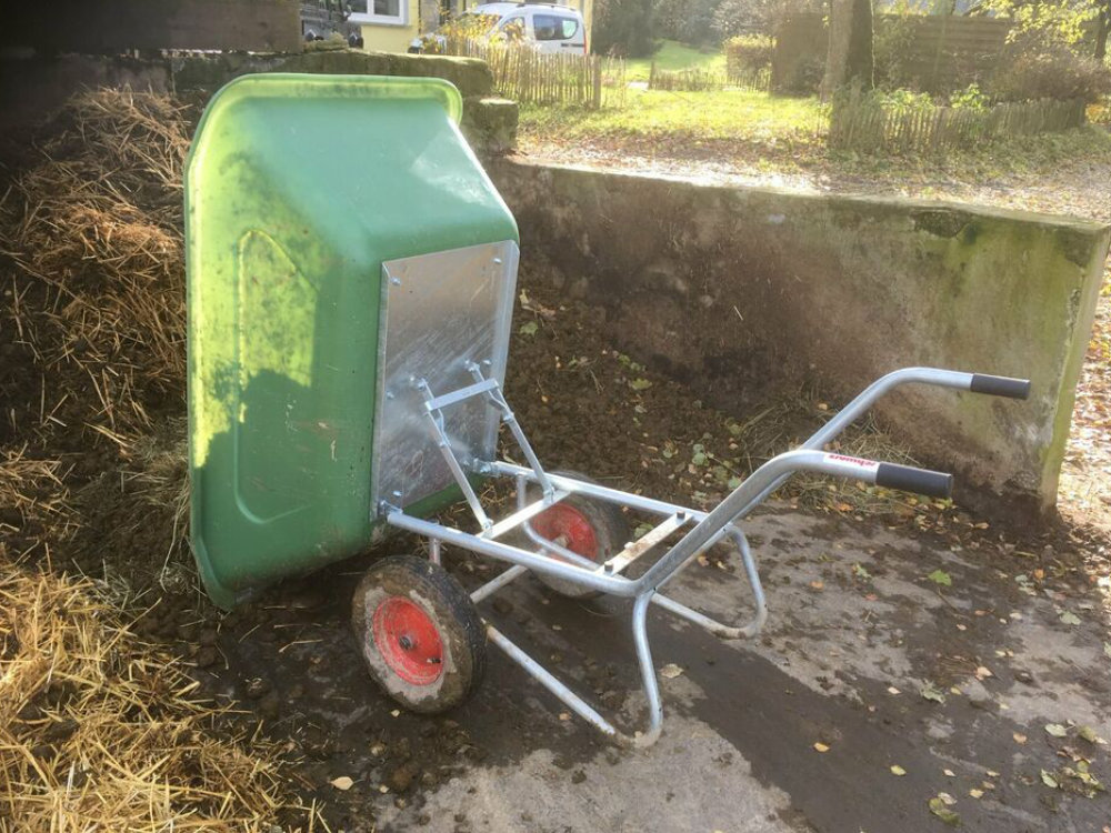 Stallarbeit auf dem Wonnenberger Hof